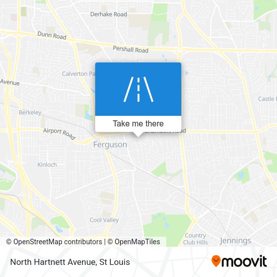 Mapa de North Hartnett Avenue