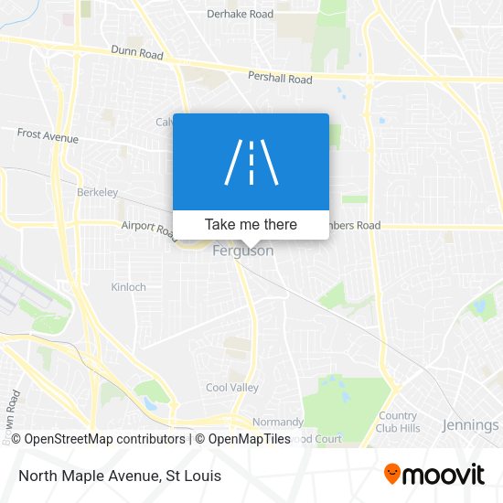 North Maple Avenue map