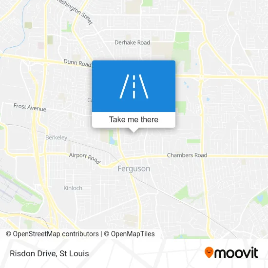 Risdon Drive map