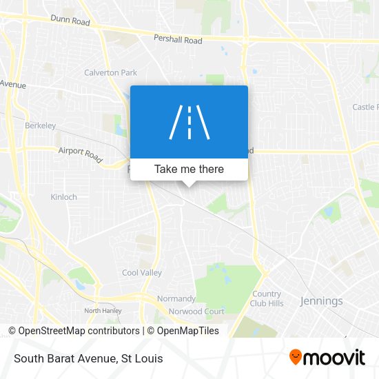 Mapa de South Barat Avenue