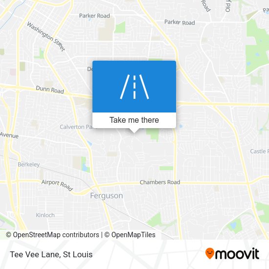 Mapa de Tee Vee Lane