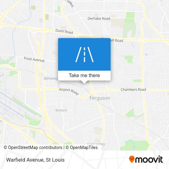 Mapa de Warfield Avenue