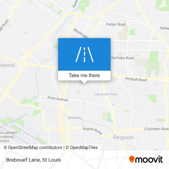 Mapa de Brebouef Lane