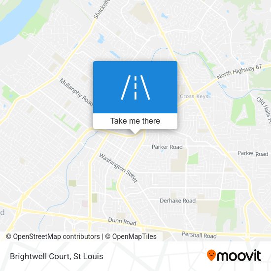 Mapa de Brightwell Court