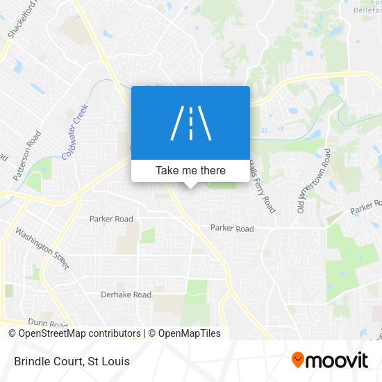 Mapa de Brindle Court
