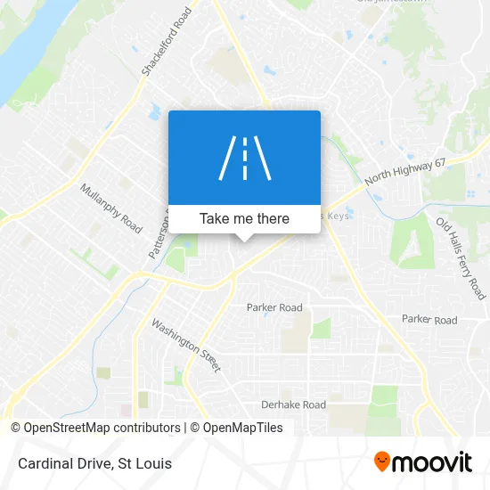 Cardinal Drive map