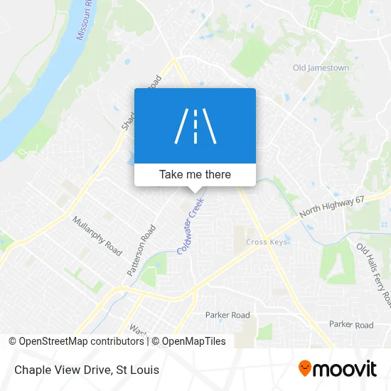 Chaple View Drive map