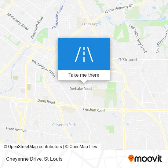Cheyenne Drive map