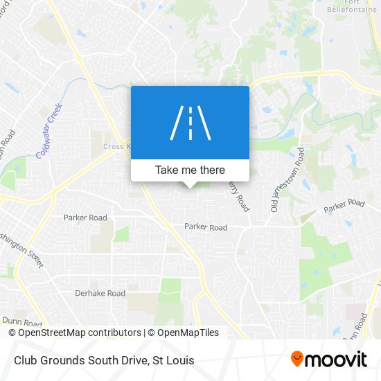 Club Grounds South Drive map