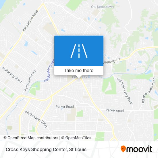 Cross Keys Shopping Center map