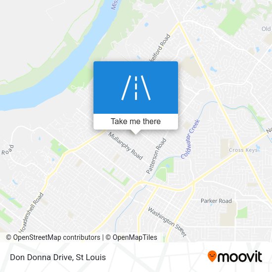 Mapa de Don Donna Drive