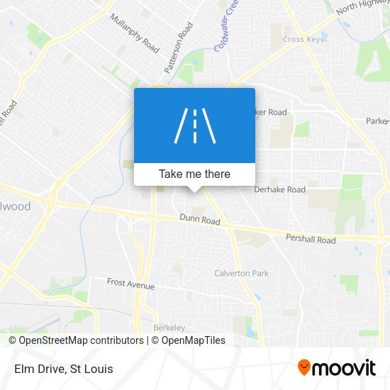 Mapa de Elm Drive