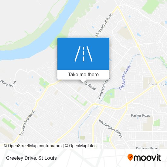 Greeley Drive map