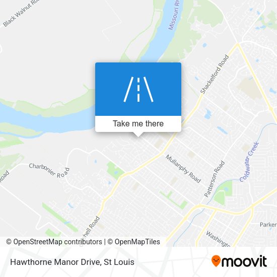 Hawthorne Manor Drive map