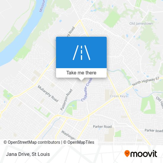 Jana Drive map