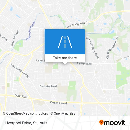 Mapa de Liverpool Drive