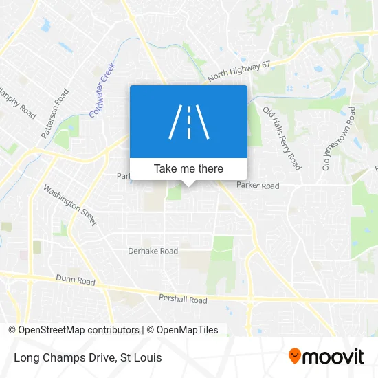 Long Champs Drive map