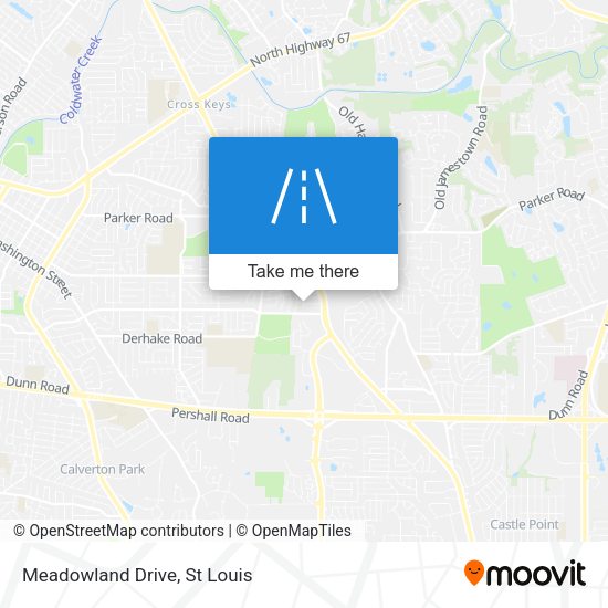 Mapa de Meadowland Drive