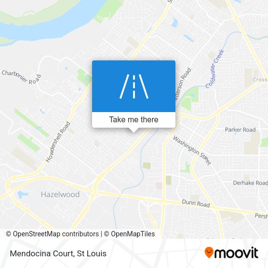 Mapa de Mendocina Court