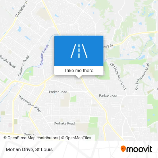 Mohan Drive map