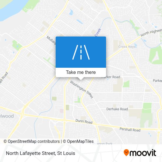 Mapa de North Lafayette Street