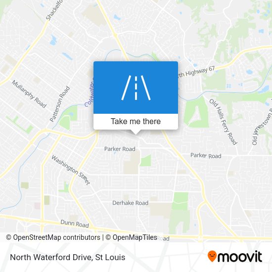 North Waterford Drive map
