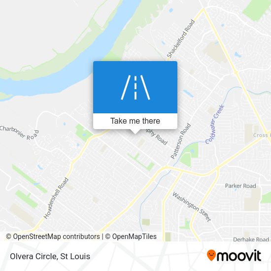 Mapa de Olvera Circle
