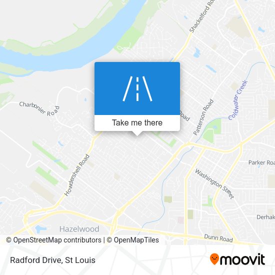 Mapa de Radford Drive