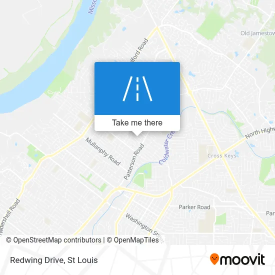 Redwing Drive map