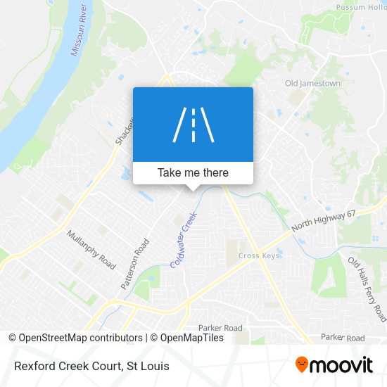 Rexford Creek Court map