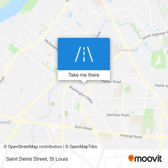 Saint Denis Street map