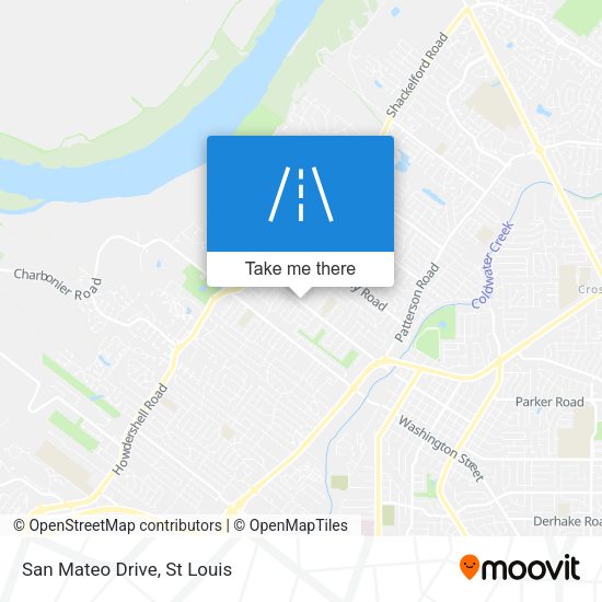 San Mateo Drive map