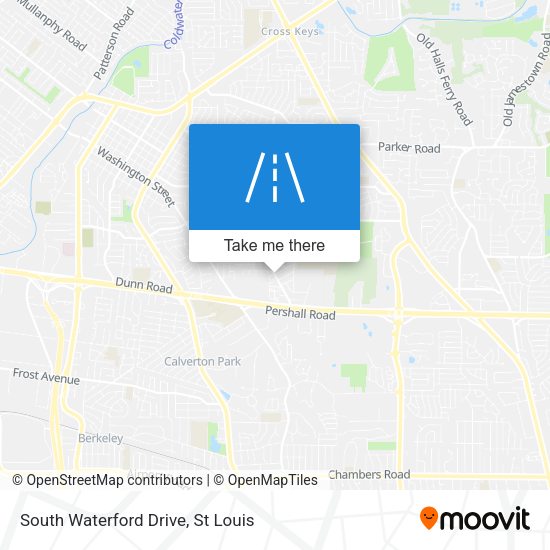 Mapa de South Waterford Drive