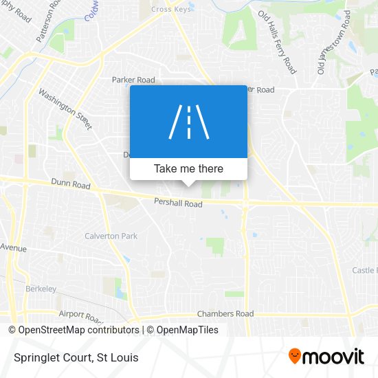 Mapa de Springlet Court