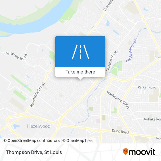 Thompson Drive map