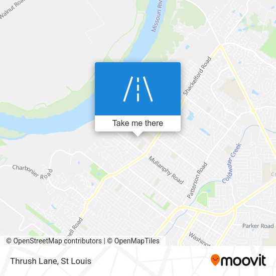 Mapa de Thrush Lane