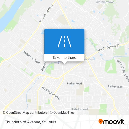 Mapa de Thunderbird Avenue