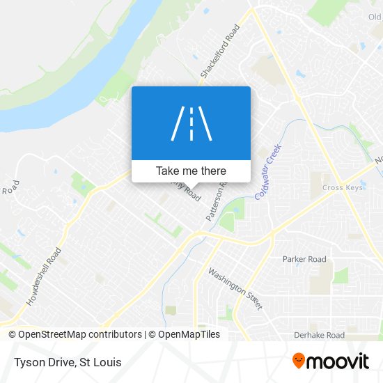 Tyson Drive map