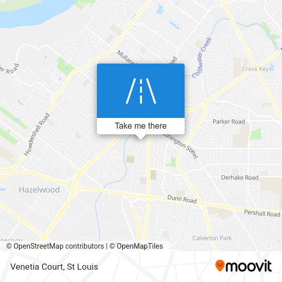 Mapa de Venetia Court