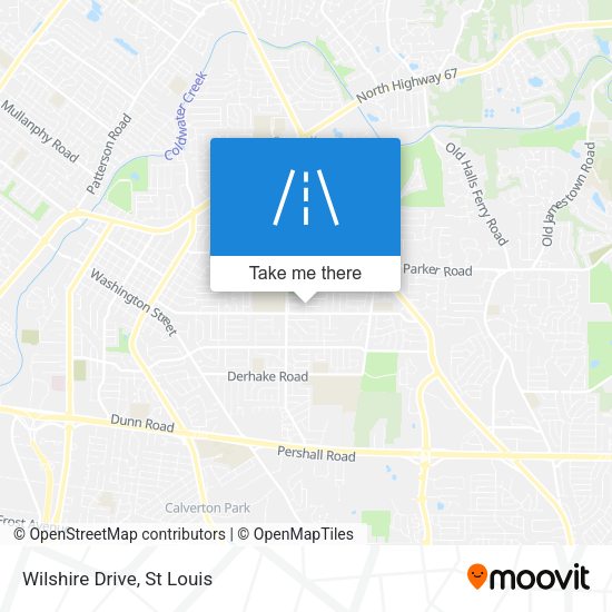 Mapa de Wilshire Drive