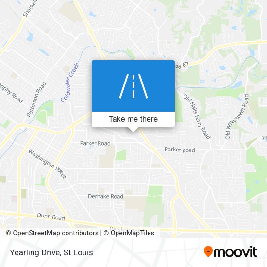 Yearling Drive map
