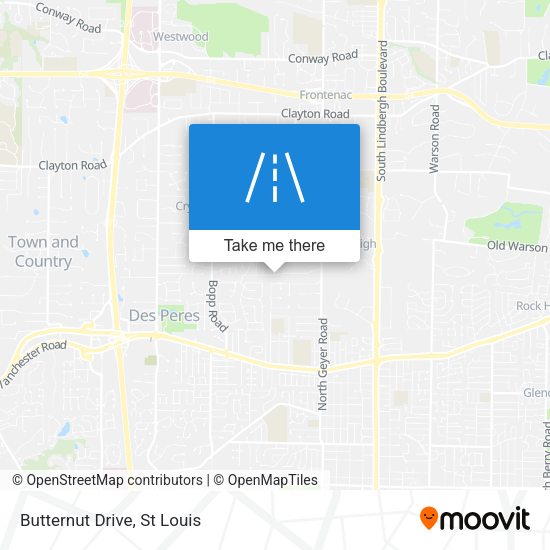 Mapa de Butternut Drive