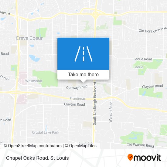 Mapa de Chapel Oaks Road