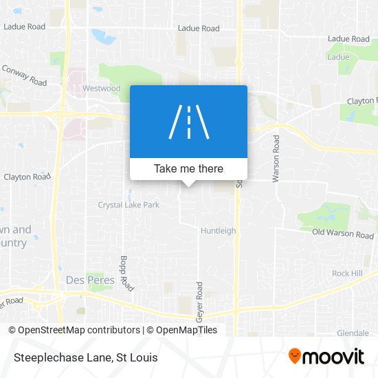 Steeplechase Lane map