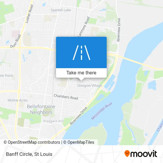 Banff Circle map
