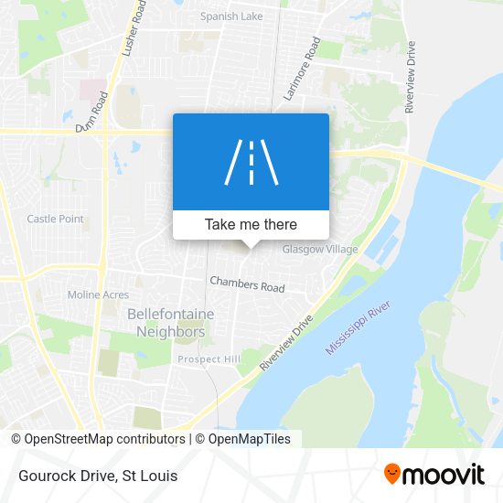 Mapa de Gourock Drive