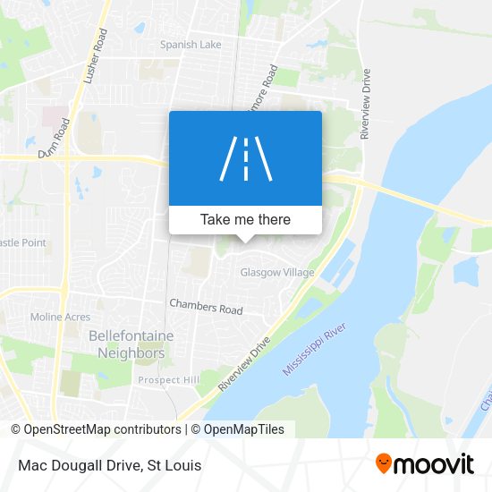 Mapa de Mac Dougall Drive