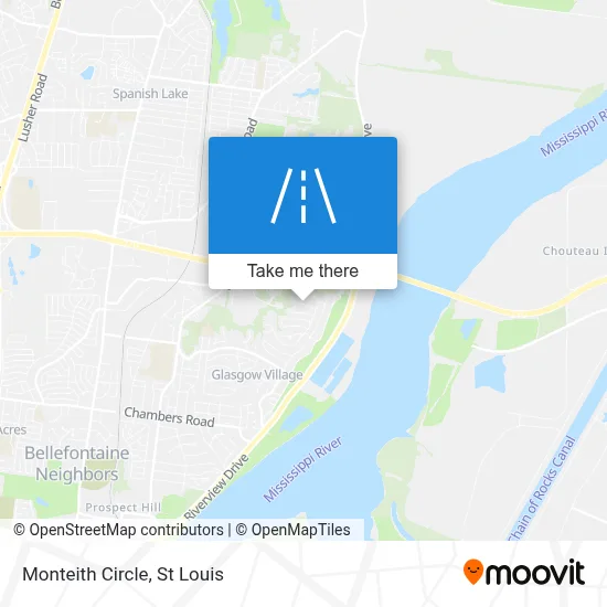 Monteith Circle map