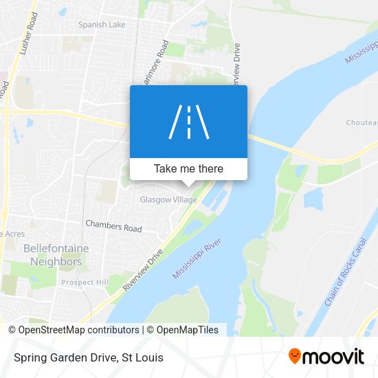 Mapa de Spring Garden Drive