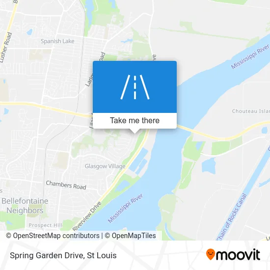 Spring Garden Drive map